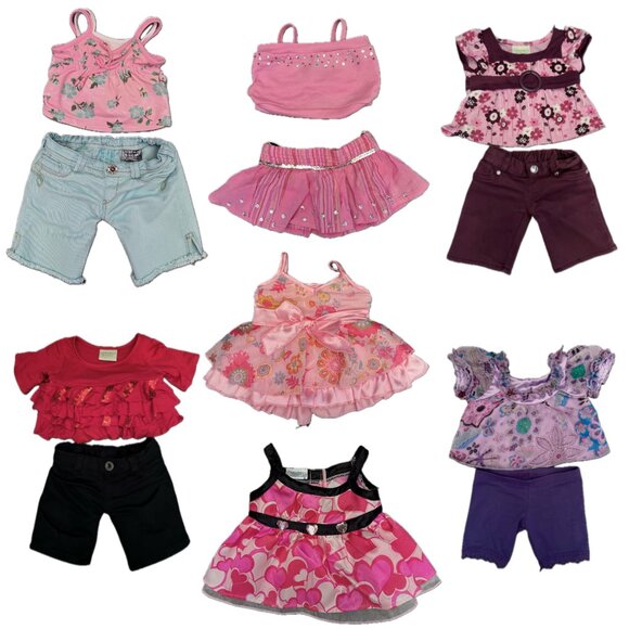 Build-A-Bear Other - Lot of 7 Build A Bear Outfits Y2K